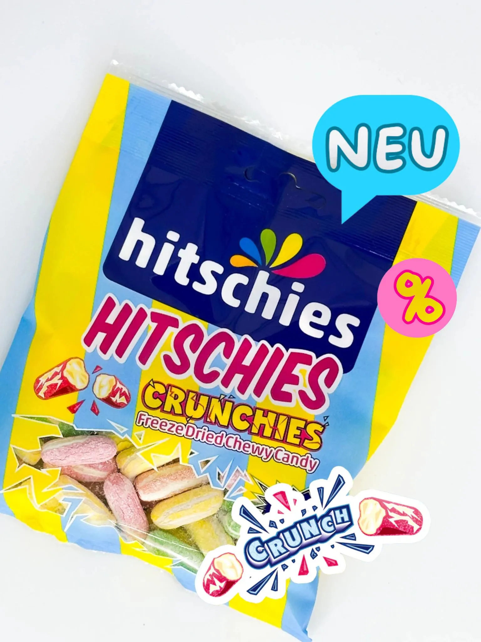Hitschies Crunchies Sour Packung Vorderseite