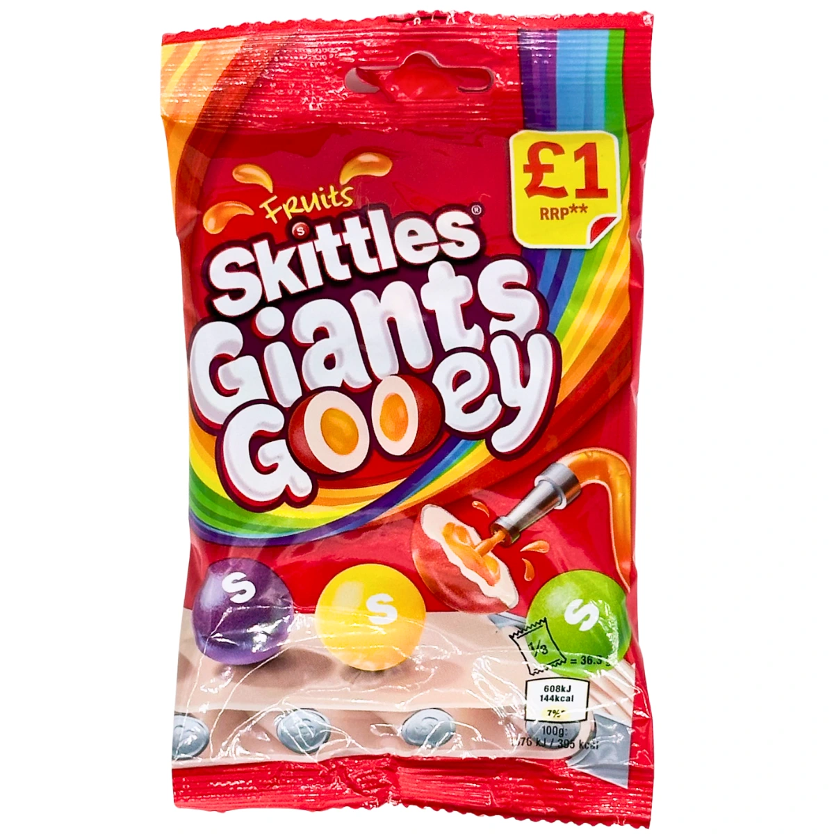 Skittles Giants Gooey Fruits 109 g