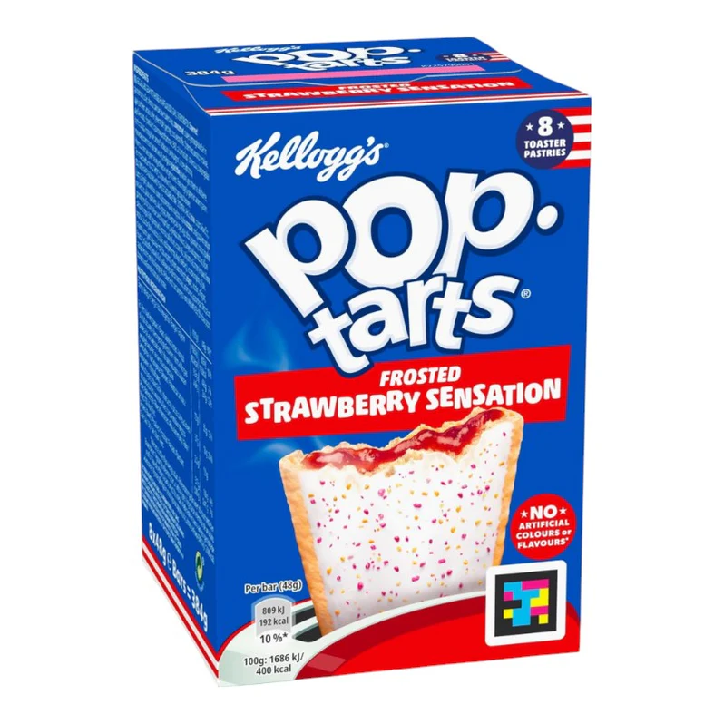 Kellogg's Pop Tarts Frosted Strawberry Sensation 384 g