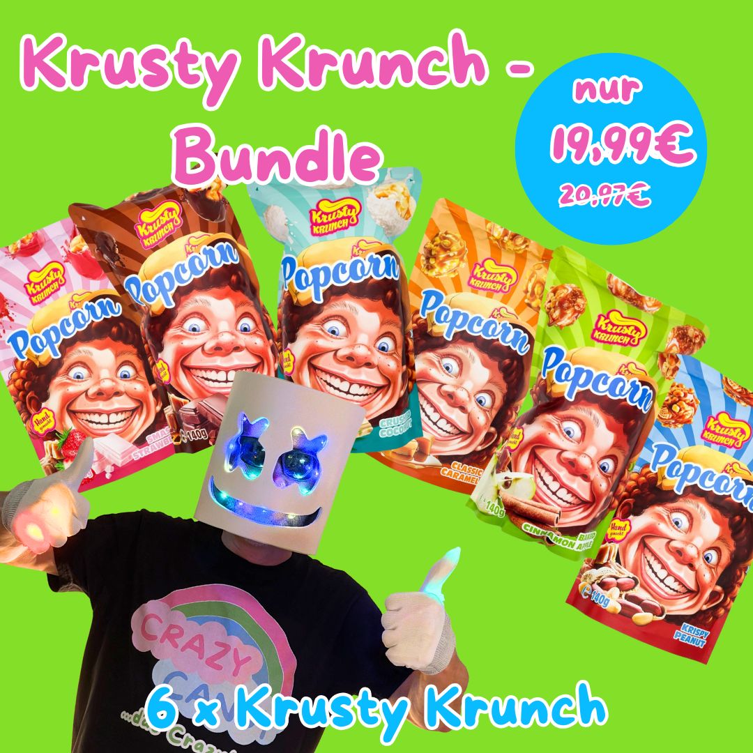 Krusty Krunch Popcorn Bundle 6 Stck. 350 g