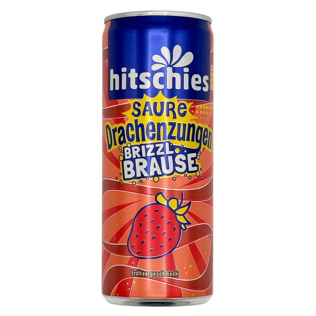 Hitschies Saure Drachenzungen brizzl Brause Erdbeere 250 ml