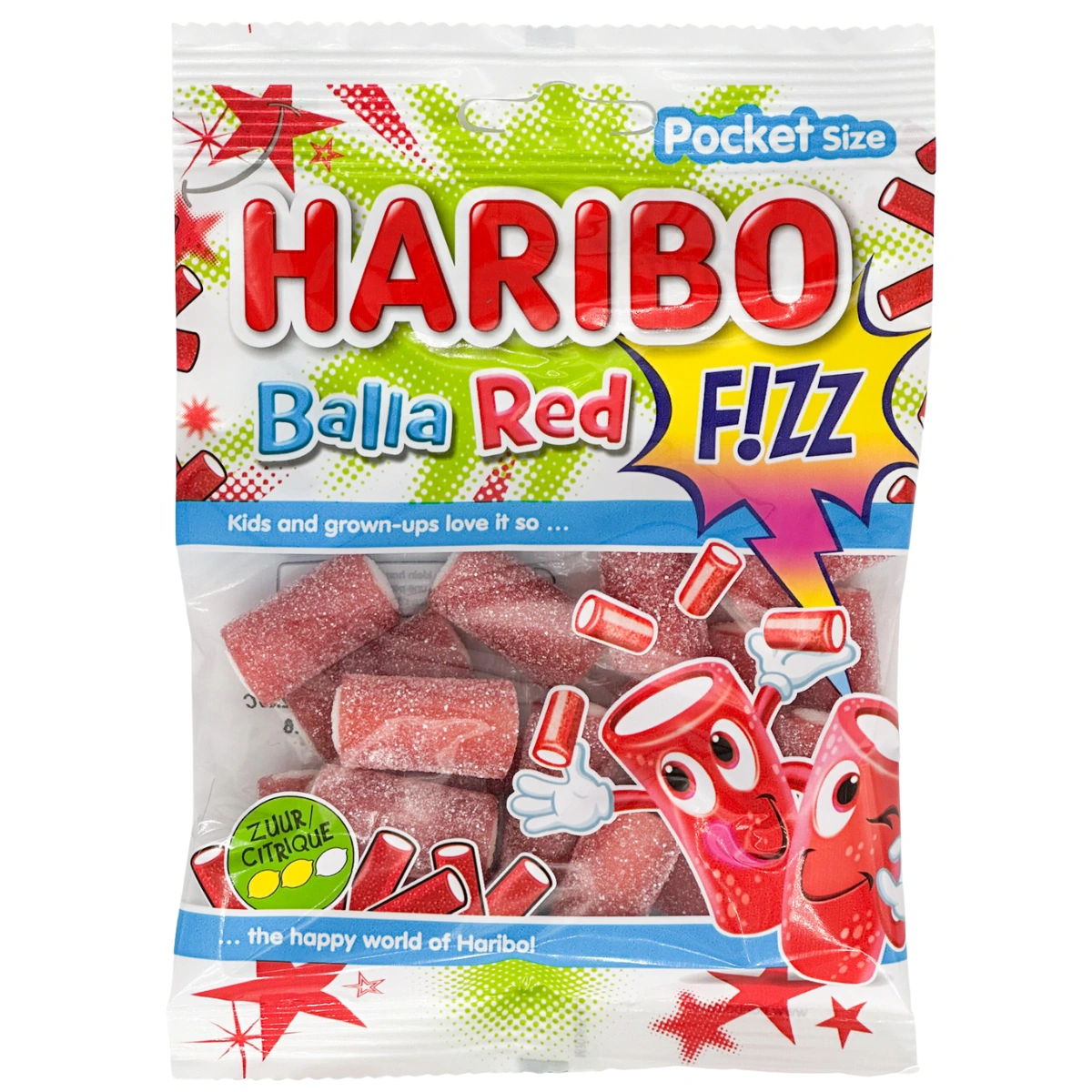 Haribo Balla Red FIZZ 70 g