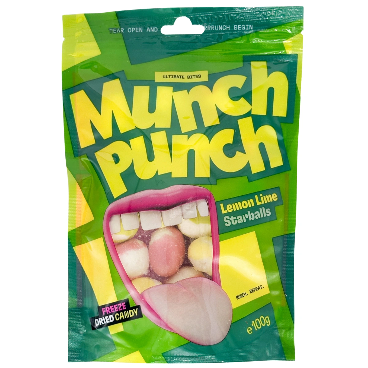 Munch Punch Lemon Lime Starballs 100 g
