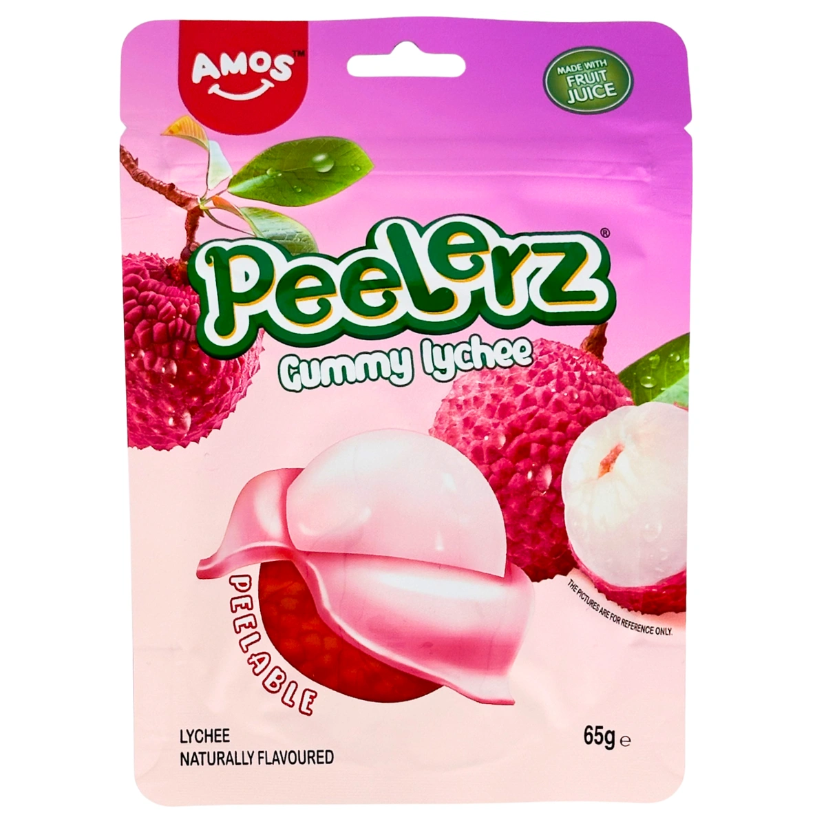 Amos Peelerz Gummy Lychee 65 g