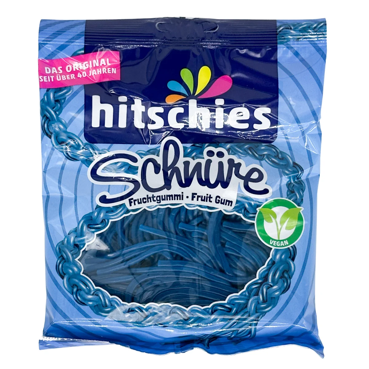 Hitschies Schnüre Blau 125 g