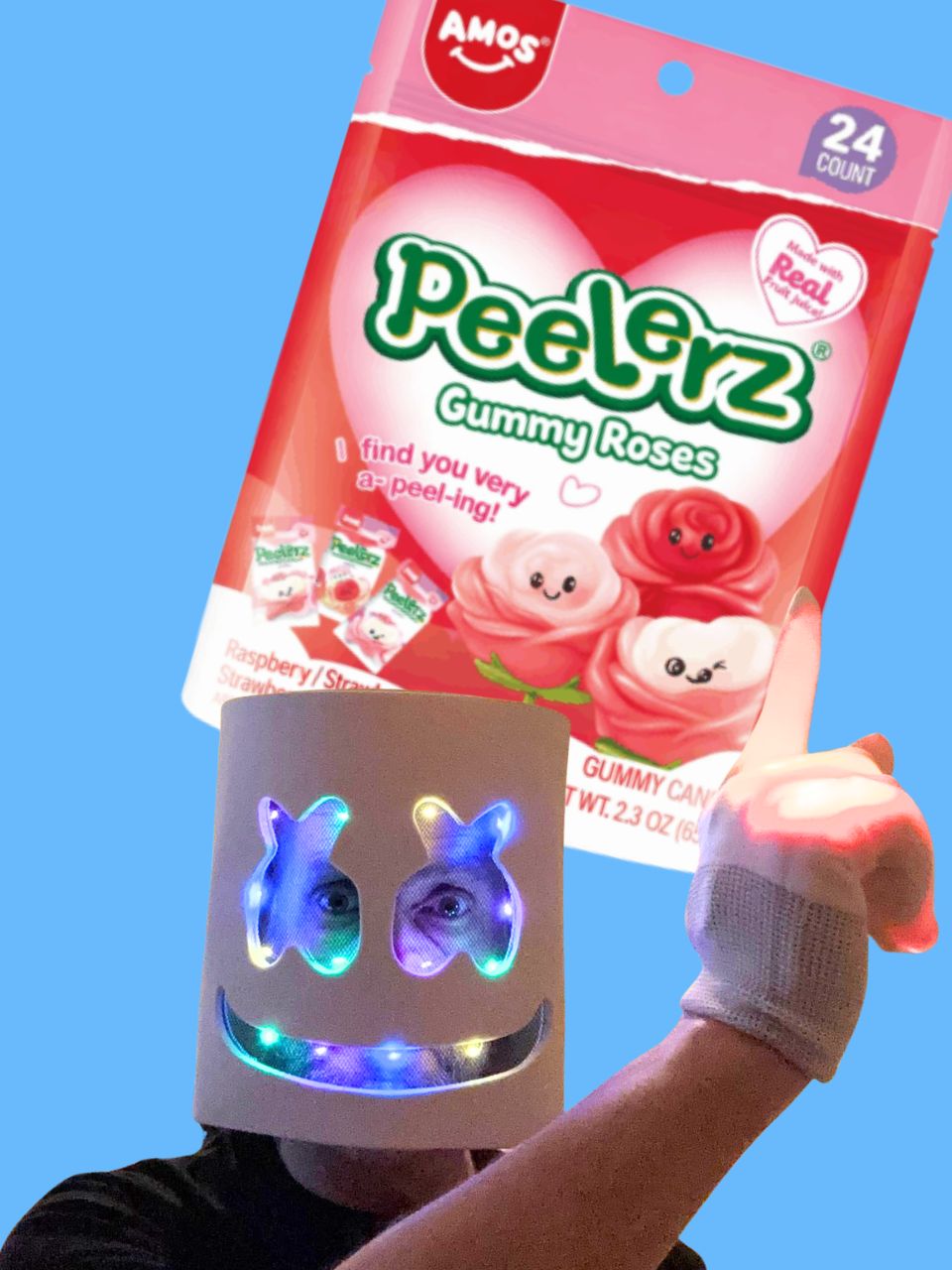 Amos Peelerz Gummy Roses 65 g