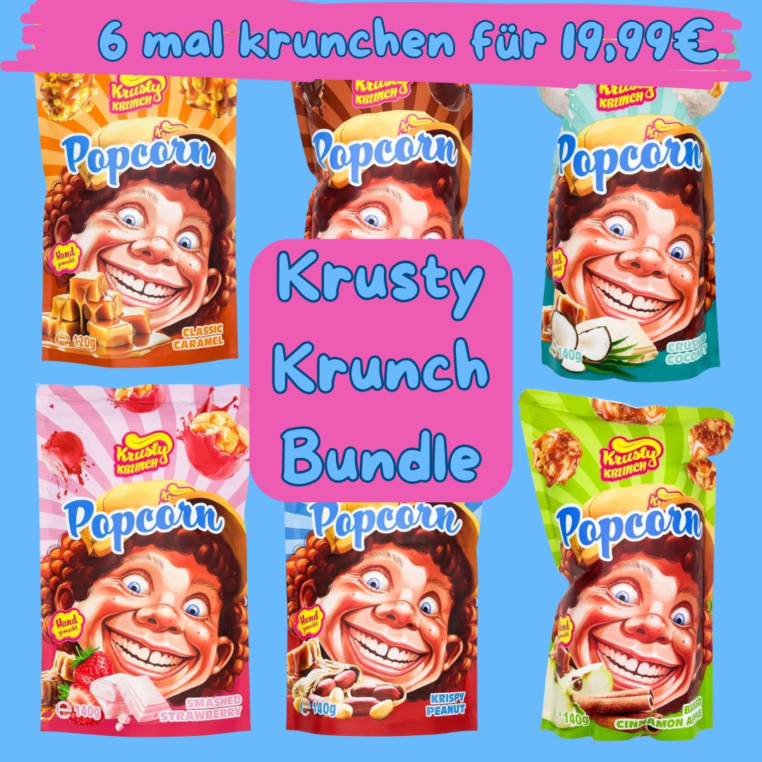 Krusty Krunch Popcorn Bundle 6 Stck. 350 g