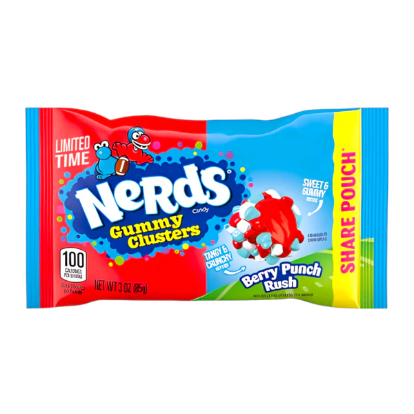 Nerds Gummy Clusters Berry Punch Rush 85 g