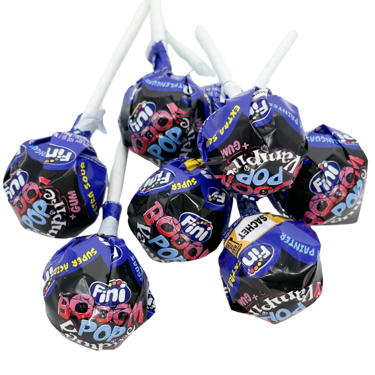 Fini Vampire Bubblegum Lollipop 16 g 