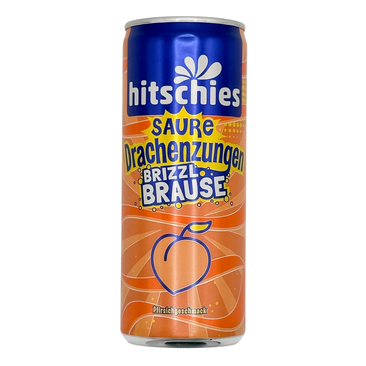 Hitschies Saure Drachenzungen brizzl Brause Pfirsich 250 ml
