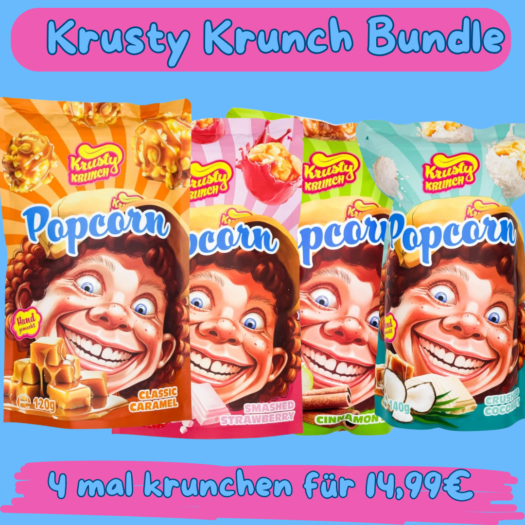 Krusty Krunch Popcorn Bundle 4 Stck. 540 g