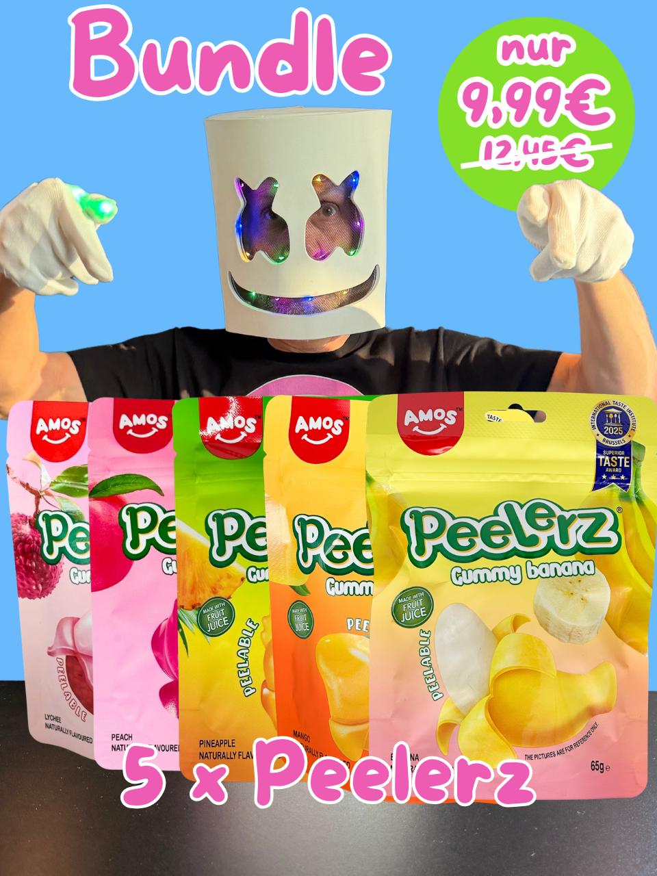 Amos Peelerz Bundle 5 Stück 325 g