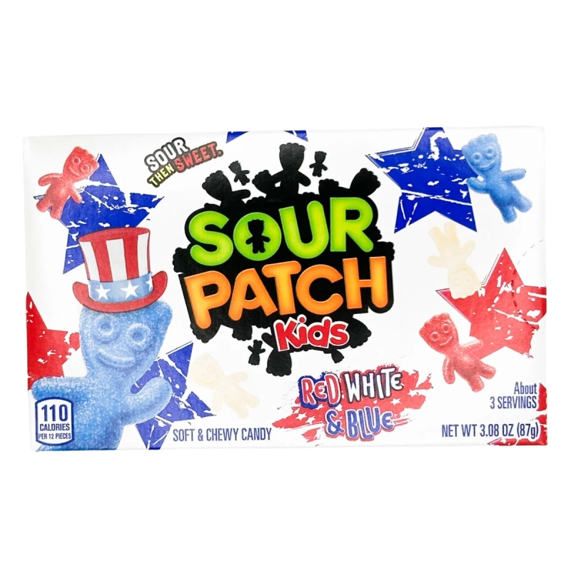 Sour Patch Red White and Blue
